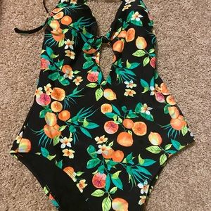 Fruit patrern bathing suit
